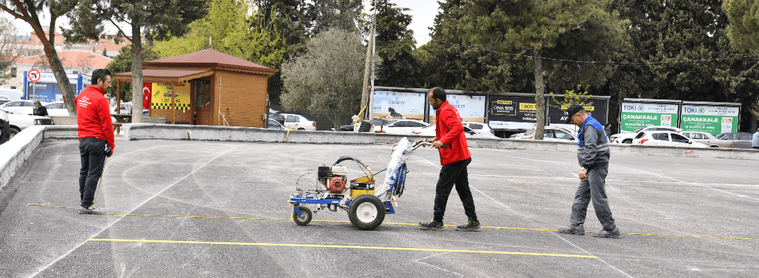 Açık Otopark Alanında Çalışmalar Sürüyor